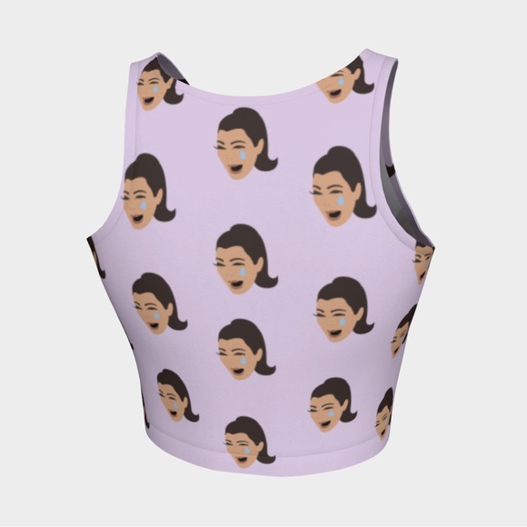 Kim Kardashian meme crop top rave music festival - Picture 2 of 4